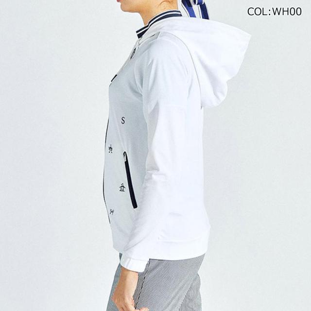 マンシングウェア Munsingwear MG5SSW22L レディース 長袖 パーカー ブルゾン UVカット 吸汗速乾 ストレッチ ゴルフウェア スポーツウェア 春夏秋_2