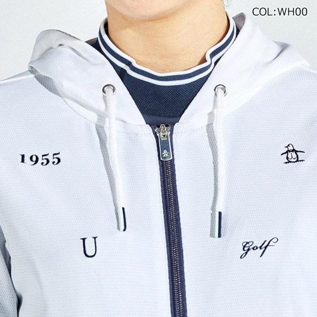 マンシングウェア Munsingwear MG5SSW22L レディース 長袖 パーカー ブルゾン UVカット 吸汗速乾 ストレッチ ゴルフウェア スポーツウェア 春夏秋_4