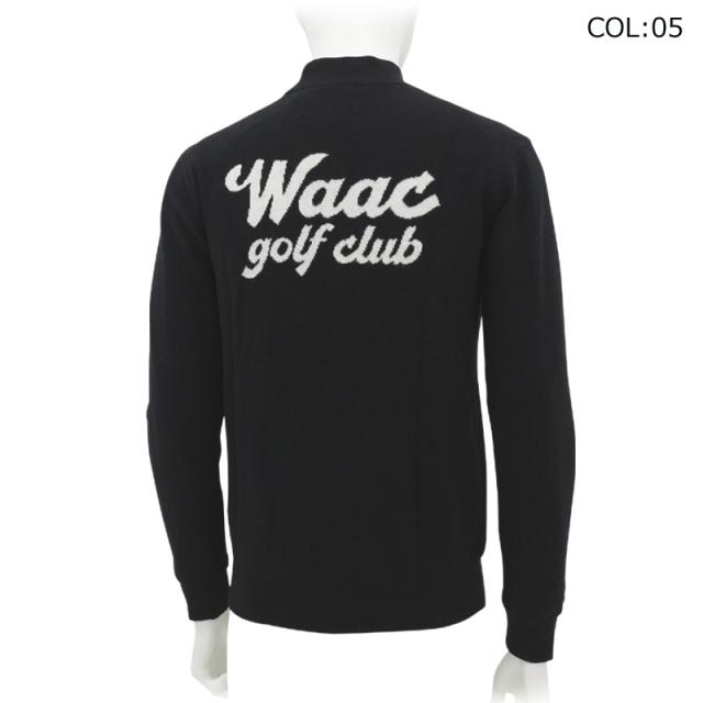 ワック WAAC 072334720 メンズ モックネック 長袖セーター ハイネック ゴルフウェア スポーツウェア 秋冬_2