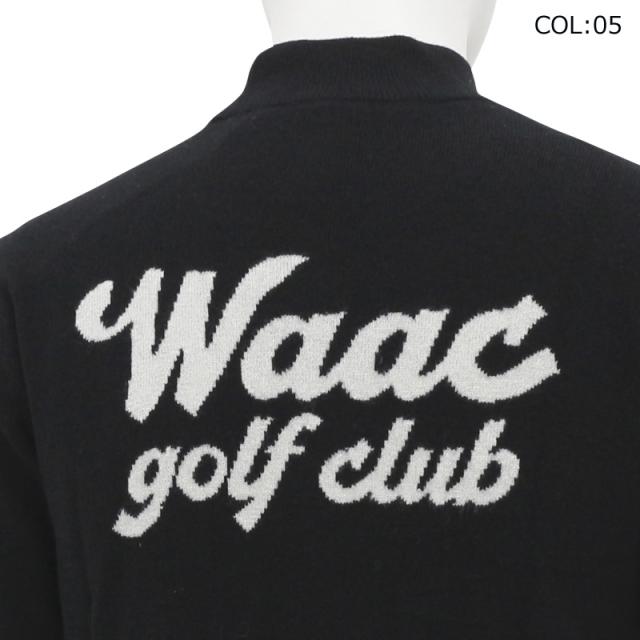 ワック WAAC 072334720 メンズ モックネック 長袖セーター ハイネック ゴルフウェア スポーツウェア 秋冬_6