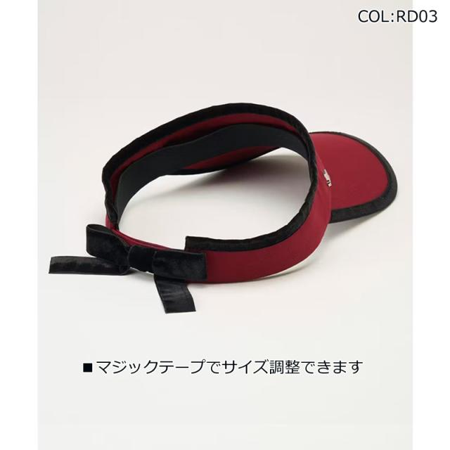 ランバン LANVIN SPORT VLW0333A4 レディース 天鵞絨シュロの葉UVバイザー バイザー 冬小物