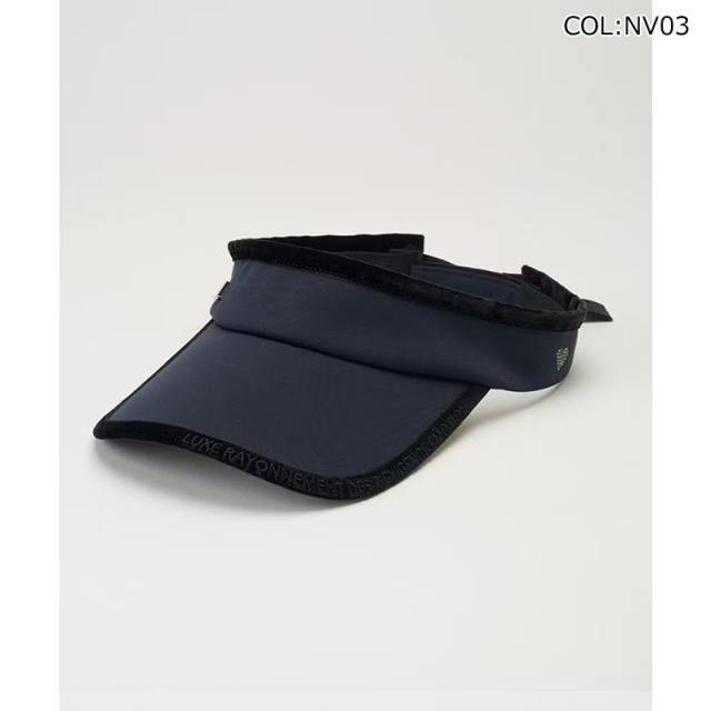 ランバン LANVIN SPORT VLW0333A4 レディース 天鵞絨シュロの葉UVバイザー バイザー 冬小物