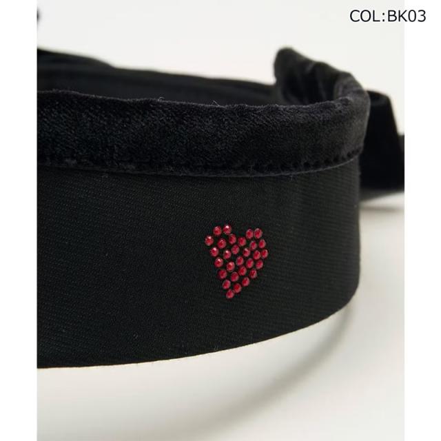 ランバン LANVIN SPORT VLW0333A4 レディース 天鵞絨シュロの葉UVバイザー バイザー 冬小物