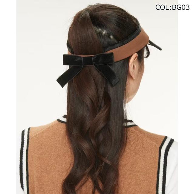 ランバン LANVIN SPORT VLW0333A4 レディース 天鵞絨シュロの葉UVバイザー バイザー 冬小物