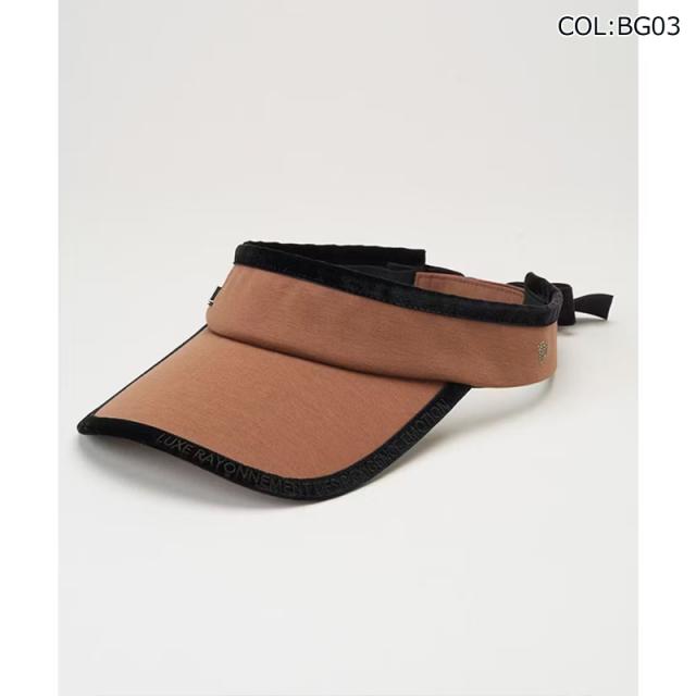 ランバン LANVIN SPORT VLW0333A4 レディース 天鵞絨シュロの葉UVバイザー バイザー 冬小物