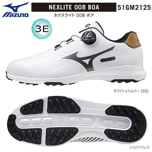 ミズノ(MIZUNO) 51GM212503 ネクスライト 008 ボア 3E 人工皮革 ...