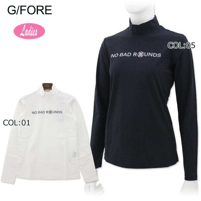 G/FORE (GFORE) ジーフォア 073217052 レディース 長袖モックネック インナー ゴルフウェア スポーツウェア 春夏秋