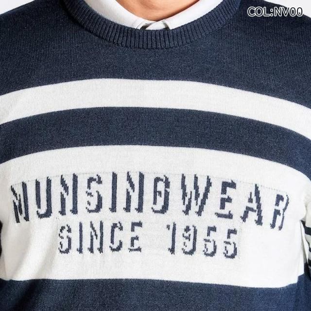 マンシングウェア Munsingwear MG4FST24M メンズ ニットセーター 防風裏地付き 手洗い可 ゴルフウェア スポーツウェア 秋冬_4