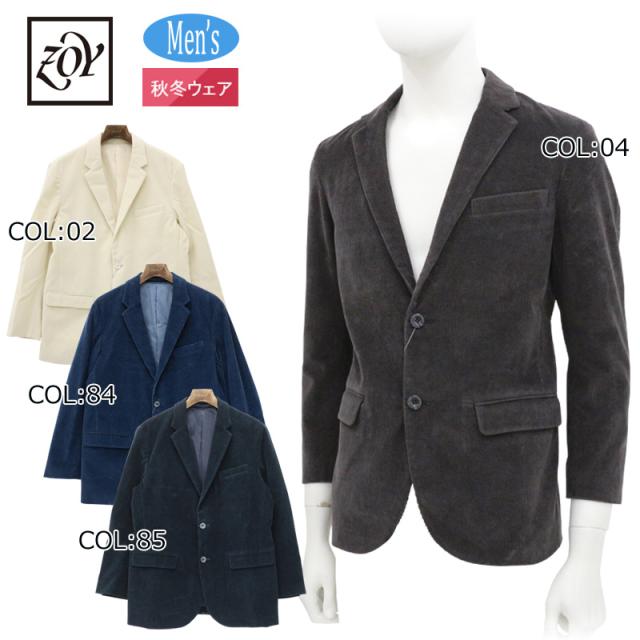 ゾーイ ZOY 071444109 メンズ ジャケット コーデュロイ ストレッチ ゴルフウェア スポーツウェア 秋冬