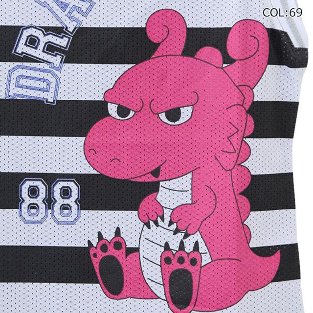 ダンスウィズドラゴン Dance With Dragon D2-176715 レディース シャツ ノースリーブ ストレッチ 撥水 ゴルフウェア スポーツウェア 春夏_8