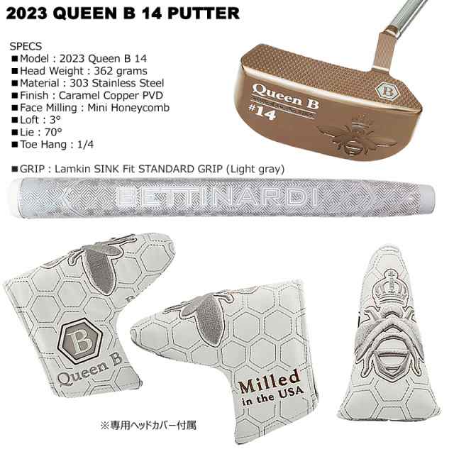 ベティナルディ(BETTINARDI) 2023 クイーンB 14 (QUEEN B 14) パター 