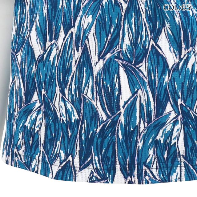 トヴホ tovho 21-135308 メンズ 半袖ポロシャツ リーフPTシャツ ボタン