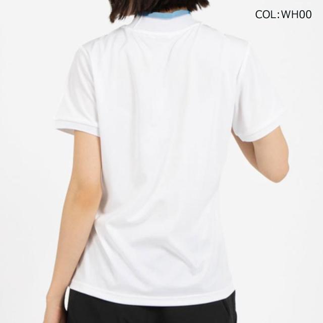 【ネコポス送りとどける能力のある】マンシングウェア Munsingwear MG5SHS56L レディース 半袖 モックネックシャツ UVはね除ける クーリング 伸ばすこと ゴルフ御召しもの 運動競技御召しもの 春夏