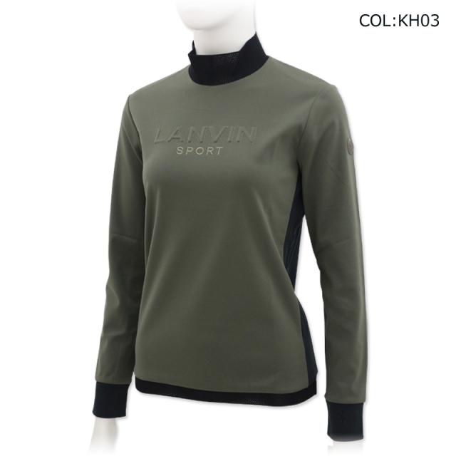 ランバンスポール　モックネックシャツ　ゴルフレディースウェア　26，400 円 SALE⁄40％OFF公式ランバン スポール リブディテール モック