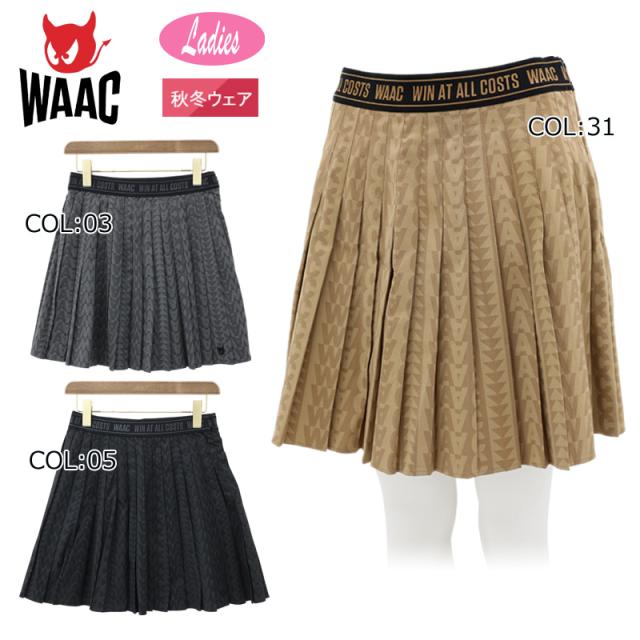 ワック WAAC 072324351 レディース スカート ゴルフウェア スポーツウェア 秋冬