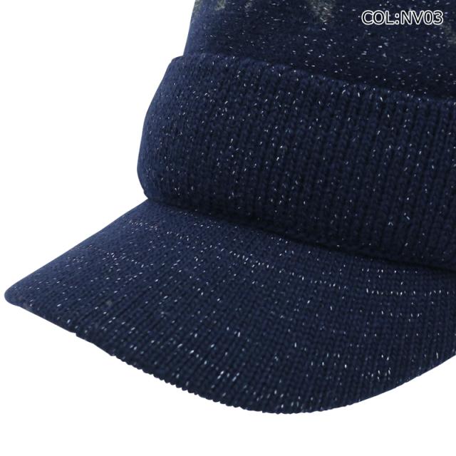 ランバン スポール LANVIN SPORT VLW0337A8 レディース ニット キャップ ゴルフウェア スポーツウェア 秋冬 冬小物_4