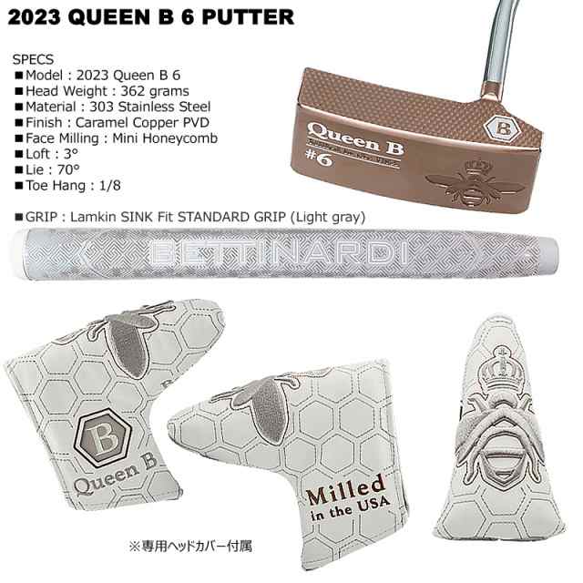 ベティナルディ(BETTINARDI) 2023 クイーンB 6 (QUEEN B 6) パター 右