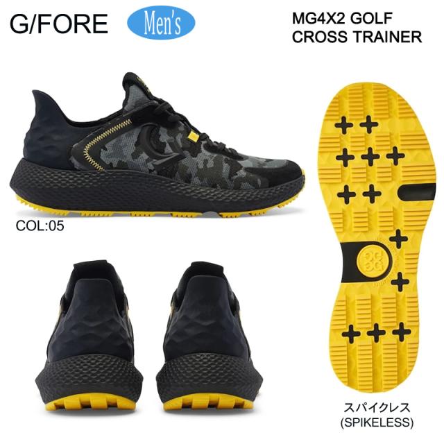 G/FORE GFORE ジーフォア 073422804 G4MS22EF42 メンズ ゴルフシューズ スパイクレス 紐靴 MENS MG4X2 GOLF CROSS TRAINER SPIKELESS