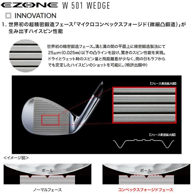 ヨネックス (YONEX) イーゾーン(EZONE) W501 ウェッジ 右用 N.S.PRO MODUS3 WEDGE115 スチールシャフト W-501
