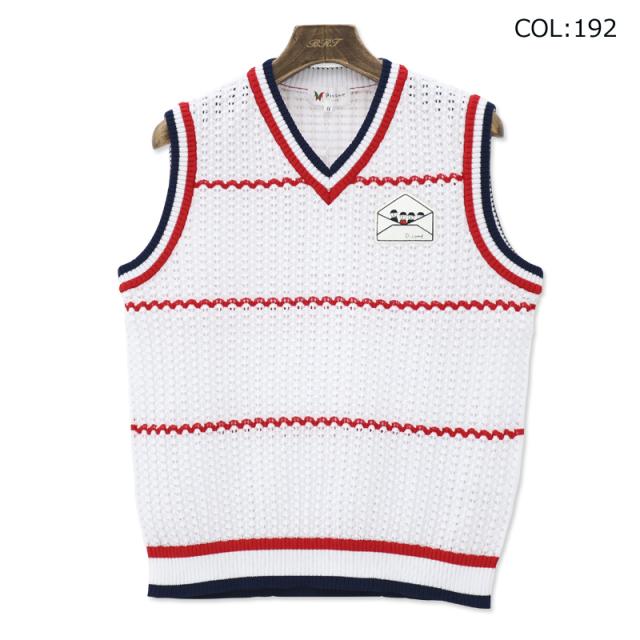 YONEX レディース ベスト Lサイズ ホワイト 『即日出荷』ネックス YONEX バドミントンウェア ユニセックス ビクター・アクセルセンコレクション VA ユニ中綿ベスト 受注会限定 90098Y  2025FW