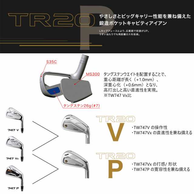 訳あり/展示品】本間ゴルフ(ホンマ/HONMA) ツアーワールド TR20P 単品