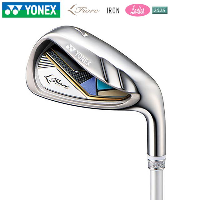 ヨネックス (YONEX) 2025 フィオーレ (Fiore) レディース アイアン 5本組(＃7-9.PW.SW)L 右用 FR08 カーボンシャフト