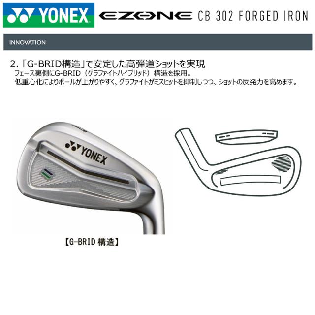 ヨネックス (YONEX) EZONE CB302 フォージド アイアン 単品 (#4/23°,AW/50°) 右用 N.S.PRO MODUS3 SYSTEM3 TOUR125 スチールシャフト (S)