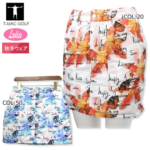 2022年秋冬モデル ティーマック T-MAC 7422330223 レディース 中綿スカート 保温 ストレッチ ゴルフウェア スポーツウェア 秋冬の通販は