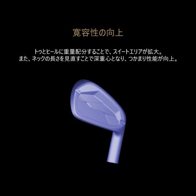 本間ゴルフ(ホンマ/HONMA) ツアーワールド TW-Vx アイアン 5本組(#6-9.PW) N.S.PRO MODUS3 TOUR 105 スチールシャフト 2025年モデル_6