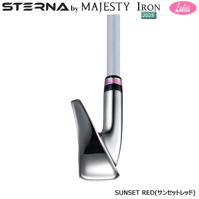 マジェスティ ゴルフ(MAJESTY GOLF) 2025 スターナ (STERNA) レディース アイアン 右用 7本組(#6-9.PW.AW.SW) FRY FAR STERNA BY MAJESTY カーボンシャフト