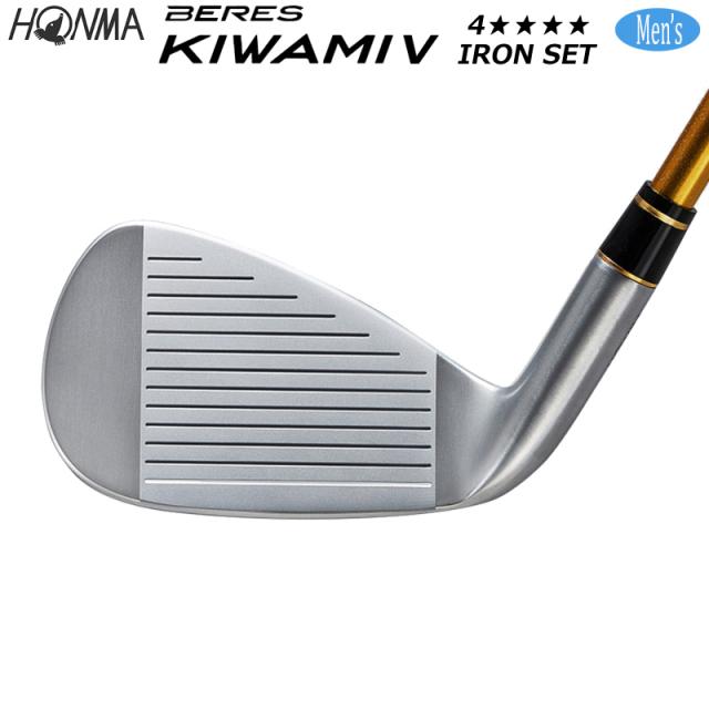 本間ゴルフ (ホンマ/HONMA) BERES (ベレス) KIWAMI-5 アイアン8本組(#5-11.SW) 硬さR 右用 BERES KIWAMI V 4Star★★★★ カーボンシャフト