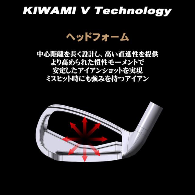 本間ゴルフ (ホンマ/HONMA) BERES (ベレス) KIWAMI-5 アイアン8本組(#5-11.SW) 硬さR 右用 BERES KIWAMI V 4Star★★★★ カーボンシャフト