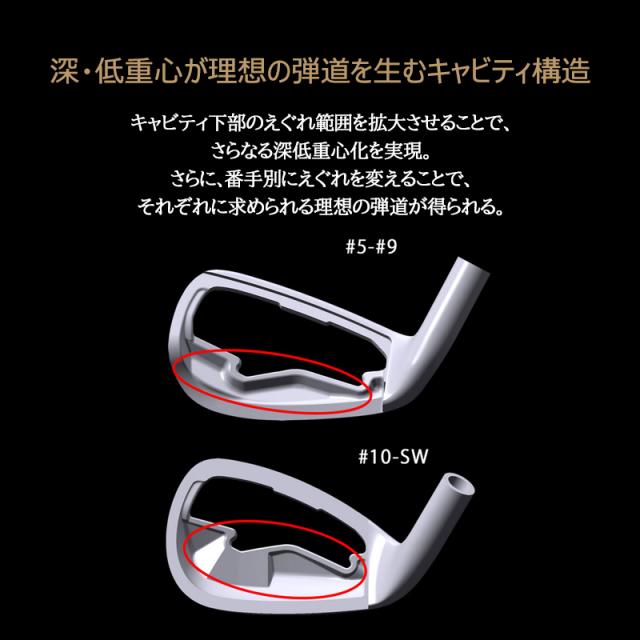 本間ゴルフ (ホンマ/HONMA) BERES 08 2021 (ベレス 08 アイズ) AIZU レディース アイアン7本組(#6-11.SW) 右用 アーマック MX 2Star★★ カーボンシャフト 会津絵_9