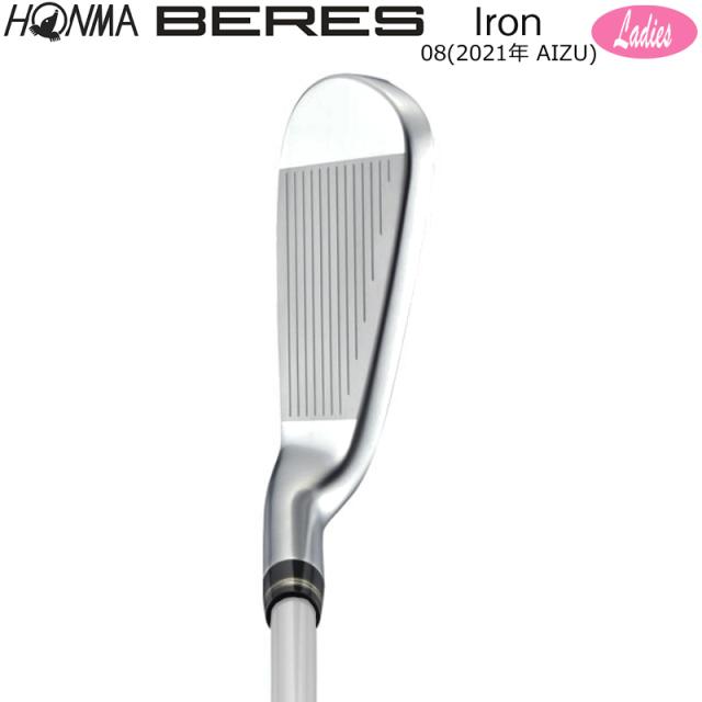 本間ゴルフ (ホンマ/HONMA) BERES 08 2021 (ベレス 08 アイズ) AIZU レディース アイアン7本組(#6-11.SW) 右用 アーマック MX 2Star★★ カーボンシャフト 会津絵_1