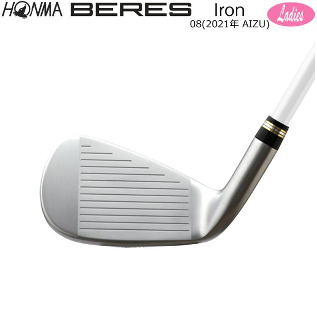 本間ゴルフ (ホンマ/HONMA) BERES 08 2021 (ベレス 08 アイズ) AIZU レディース アイアン7本組(#6-11.SW) 右用 アーマック MX 2Star★★ カーボンシャフト 会津絵_3