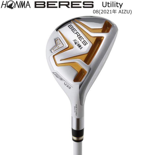 本間ゴルフ (ホンマ/HONMA) BERES 08 2021 (ベレス 08 アイズ) AIZU ユーティリティー 右用 アーマック MX 2Star★★ カーボンシャフト 会津絵_2