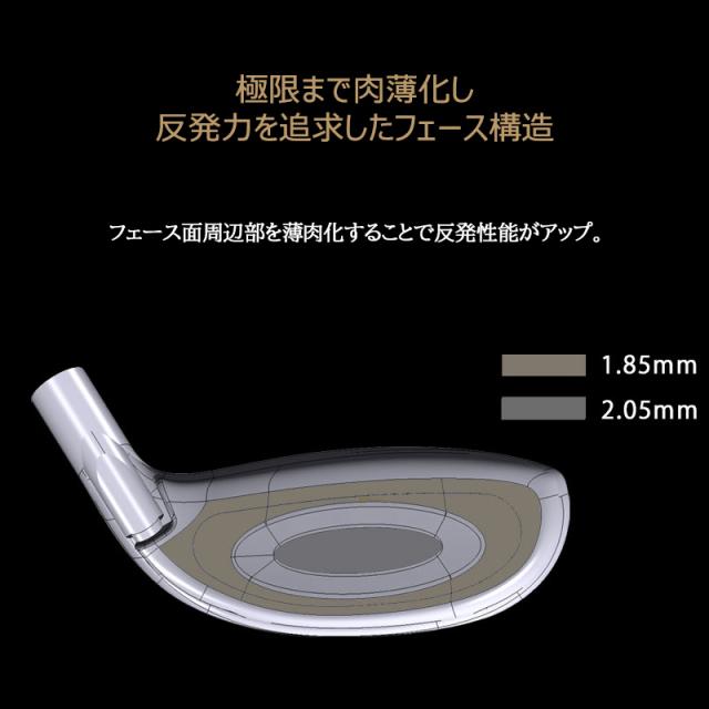 本間ゴルフ (ホンマ/HONMA) BERES 08 2021 (ベレス 08 アイズ) AIZU ユーティリティー 右用 アーマック MX 2Star★★ カーボンシャフト 会津絵_8