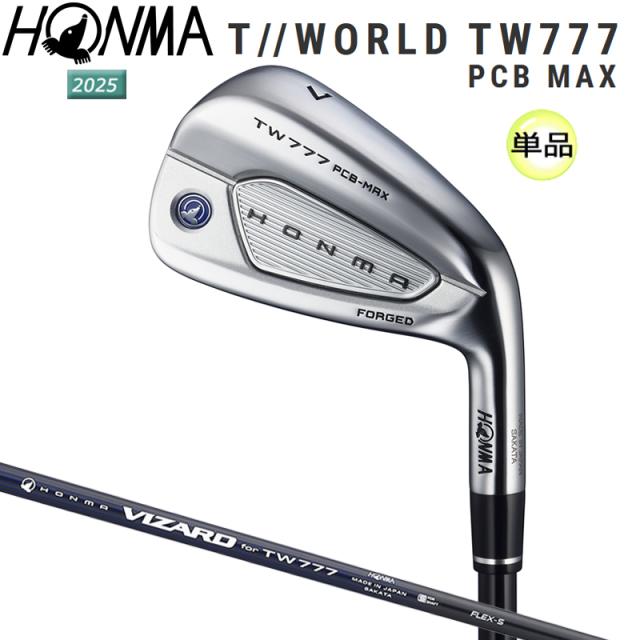 本間ゴルフ(ホンマ/HONMA) ツアーワールド TW777 単品アイアン VIZARD for 777 カーボンシャフト 2025年モデル