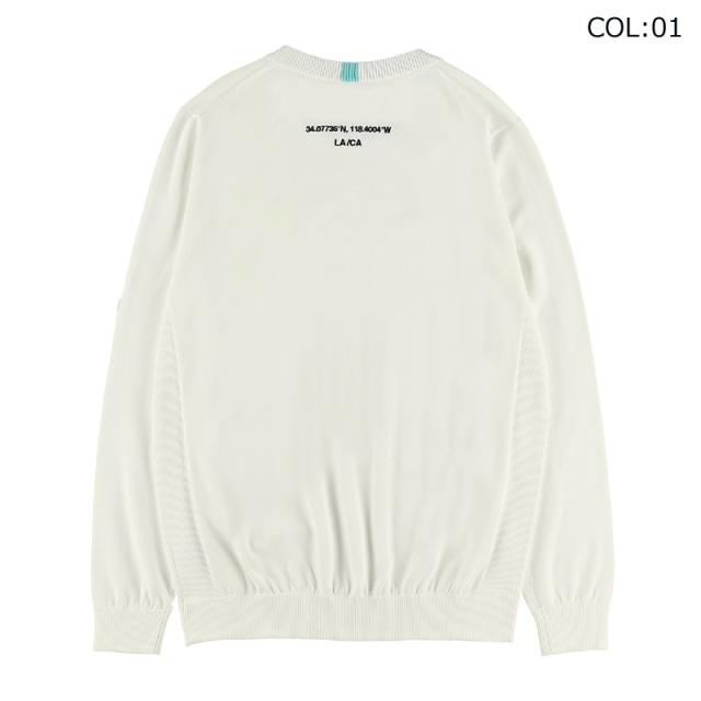 新品 G/FORE ジーフォア ゴルフ セーター ホワイト M メンズ 秋冬 防寒