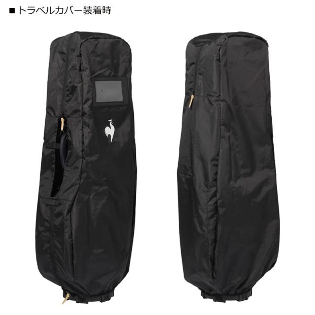 ルコック ゴルフ(le coq sportif GOLF) LG5FCB00M 9.5型(4.1kg) 47インチ対応 大口径 トラベルカバー一体型 ナイロン キャディバッグ ゴルフバッグ