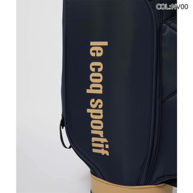 ルコック ゴルフ(le coq sportif GOLF) LG5FCB00M 9.5型(4.1kg) 47インチ対応 大口径 トラベルカバー一体型 ナイロン キャディバッグ ゴルフバッグ