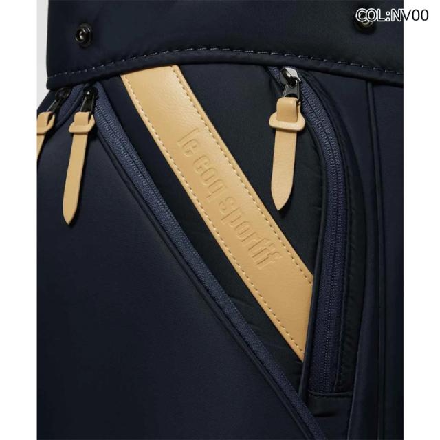 ルコック ゴルフ(le coq sportif GOLF) LG5FCB00M 9.5型(4.1kg) 47インチ対応 大口径 トラベルカバー一体型 ナイロン キャディバッグ ゴルフバッグ