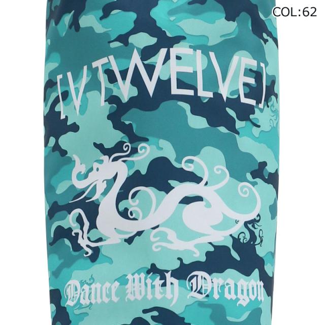 ダンスウィズドラゴン DANCE WITH DRAGON V12 コラボ D3-669020 9.5型（2.4kg）カモフラ 46インチ対応 キャディバッグ ゴルフバッグ_5