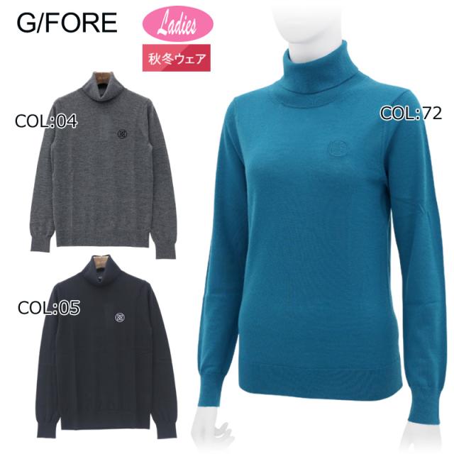 G/FORE (GFORE) ジーフォア 073215760 レディース カシミヤ セータ− ゴルフウェア スポーツウェア 秋冬