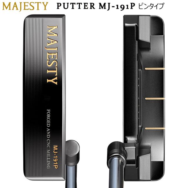 マジェスティ(MAJESTY) PUTTER【MJ-191P/ピンタイプ、MJ-192M/マレットタイプ】名匠 杉山健三監修 右用 34インチ スチールシャフト_2