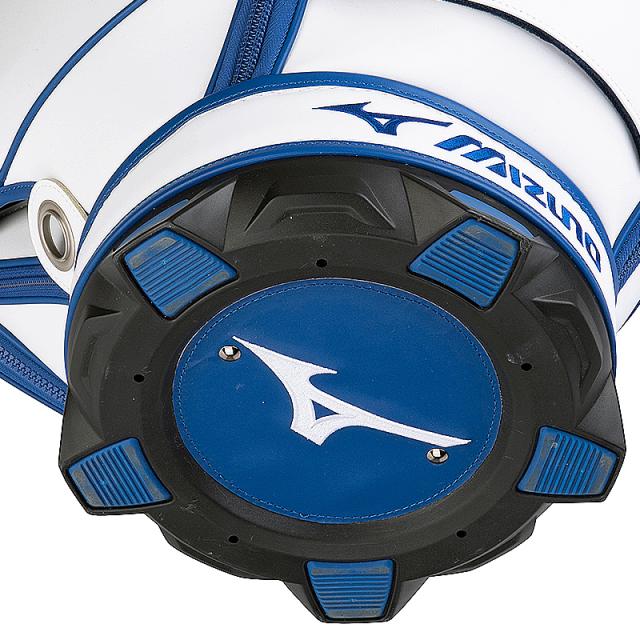 ミズノ(MIZUNO) 5LJC2221 10.5型(5.8kg) ツアースタッフ (Tour Staf) キャディバッグ (ホワイト×ブルー)