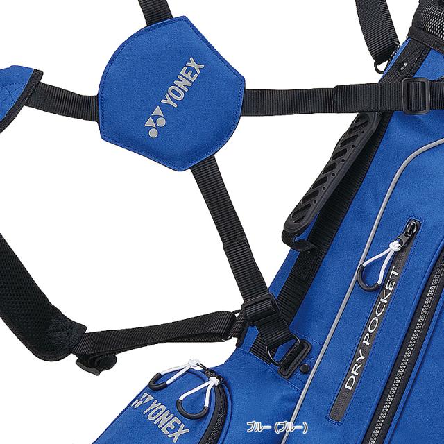 ヨネックス (YONEX) CB-5905S 9.5型 (2.6kg) スタンドバッグ+YONEX ロゴ入りサイドポケット,正面ポケット セット販売 CB5905S