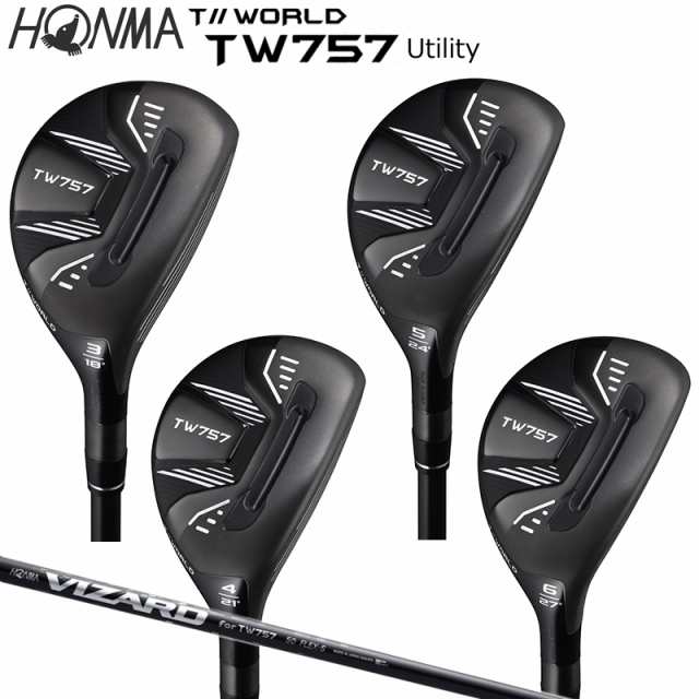 本間ゴルフ(ホンマ/HONMA) ツアーワールド '22 TW757 ユーティリティ 右用 TW757専用 ヴィザード カーボンシャフト