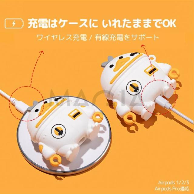 AirPods Pro シリコンケース 漫画カメラ Apple airpods3 ケース 第三