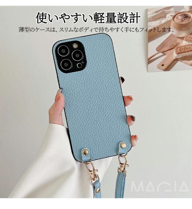 iPhone15 ケース ショルダー 薄型 軽量 アイフォン14 13 12 11 SE3
